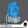 16.png Hulk Zombie head for 6 inch Action Figures