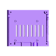 Ultimate_Pi_Case_Bottom_JB_Remix.stl Pi Case for Arducam HDMI Adapter With Fan (30mm or 40mm)