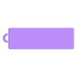 rectangle_base_example.stl Customizable Logo KeyChain STL - Read Description