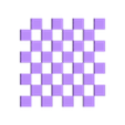 checkerboard ; damier.stl practical and design chess board