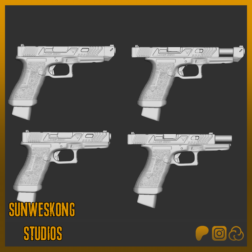 🔫 Glock TTI Copperhead Combat Master Armas personalizadas para el