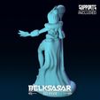 17.jpg Girl Frost Wizard Normal and Nude 3D print model