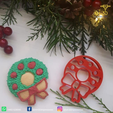 corona de navidad 1.png Christmas Wreath cookie cutter