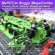 MRCC_Buggy-MegaCOMBO_04.jpg MyRCCar OBTS Buggy Mega COMBO, including Chassis, Body, Shocks, Wheels, HEX, and Motor Pinions