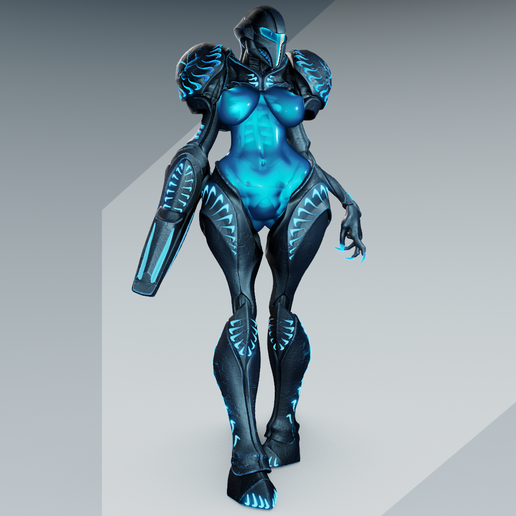 Dark samus figure