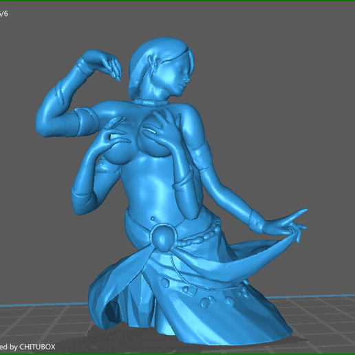 4 Armed Bust Dance 3D model