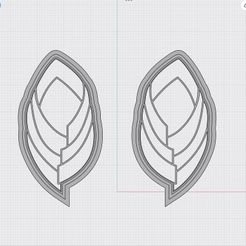 mirror-Shell-Drop-Dangle-1.jpg Fichier 3D Pendentif en forme de coquillage // Coupeur d'argile // Bord tranchant // Fichier STL numérique // 3 tailles・Design pour imprimante 3D à télécharger