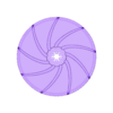 aero_2205_aggressive_impeller.stl Centrifugal Air Blower Utilizing Common 2205 BLDC Motor