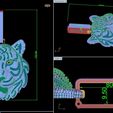 TIGER-PENDANT-02.jpg TIGER PENDANT 3dm STL