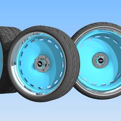 Truck-Rallys-22-24_Tire.jpg STL file 22-24" Chevy Truck Rally's・3D printable design to download