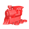 Tims Test Train_2.png Free STL file Tim's Test Train (calibration and test models to help reduce plastic waste)・3D printable model to download