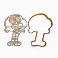 weqwqrtyy.png STL file DARWIN COOKIE CUTTER THE AMAZING WORLD OF GUMBALL・3D printer model to download
