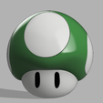 Champiñon-verde.png Mario bros mushroom in color