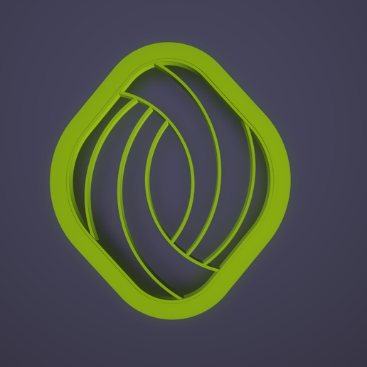 polymer clay cutter 2 version.6 size hole in the middle and trail in the middle 3D model