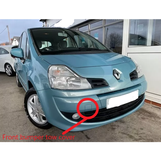 Renault Modus front bumper tow cover