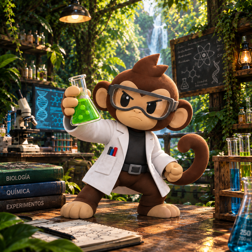 scientist monkey