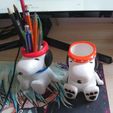photo_2020-09-27_10-39-22.jpg 3D file Snoopy House- flower pot/Pen Holder・Model to download and 3D print