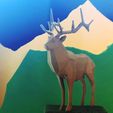 4.jpg Low Poly Elk