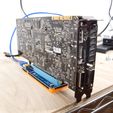 gpuriser002.jpg PCI Express Riser Adapter Mount for Mining GPUs / Graphics Cards
