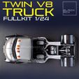 a4.jpg TWIN V8 TRUCK FULL MODELKIT 1-24th