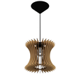 Modelo-10-4.png CEILING LIGHT LAMP 3D PRINT AND LASER CUT FILES MODEL 10