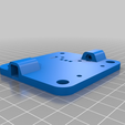 e5f849a359adde8afddb91f2b55f6d4c.png D-Bot Carriage Rear Plate with Adjustable Belt Tensioner
