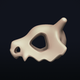 Cubone (4).png OBJ-Datei Pokemon Cubone Schädel kostenlos・3D-Drucker-Modell zum herunterladen