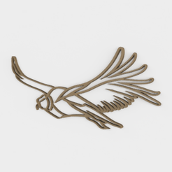 Condor_2_curvo_2021-Sep-27_05-20-36PM-000_CustomizedView42527369933.png CONDOR GÉOMÉTRIQUE COURBÉ - 2D SCULPTURE MURALE