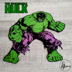 hulk-instagram-cuadrado.jpg STL-Datei Hulk Wandkunst kostenlos・Modell zum 3D-Drucken zum herunterladen, Area3d