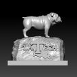 tu7678.jpg NCAA - Louisiana Tech University mascot statue - 3d Print