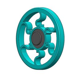 Round Spinner1.1.JPG Free STL file Round Fidget Spinner・3D printable model to download