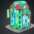 114435-POLY.jpg MAISON 8 HOUSE HOME CHILD CHILDREN'S PRESCHOOL TOY 3D MODEL KIDS TOWN KID Cartoon Building 5