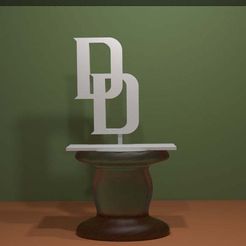DareDevil_Logo.jpg STL-Datei DareDevil-Logo・3D-druckbare Vorlage zum herunterladen
