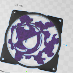 gastly-1.png Gastly fan cover 120 mm