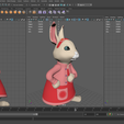 LB_maya_01.png Archivo STL Peter Rabbit con Benjamin Bunny y Lily Bobtail・Modelo para descargar e imprimir en 3D