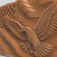 eagle-flag-waving-relief-patriotic-panel-stl-1.jpg Eagle Flag Waving Relief Wall Patriotic Panel STL