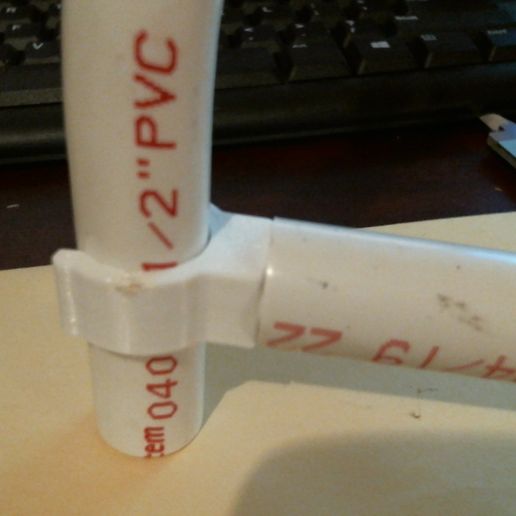 Download free STL file 1/2" pvc snap connectors • 3D printable template