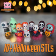 Backround-Cults1.png Halloween x11 Characters Decorative Set Collection