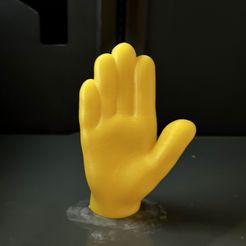 6FC2C35A-3D5D-43FE-B46A-8CC0C4824F54.jpg STL-Datei Emoji Hand - Erhobene/Hintere Hand ✋🤚・Modell zum Herunterladen und 3D-Drucken
