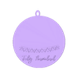 christmas_snowball_06.stl beautiful christmas snowball ornament (customizable)