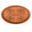 Render.129.jpg Elliptic Tray- Elliptic Bowl - 3D STL Model For CNC and 3D Printers, stl