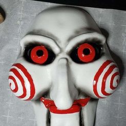 20201028_201708_Large.jpg Billy The Doll From Saw/Jigsaw - Mask!
