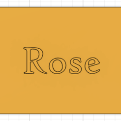 0.png Horse Stall Name Plate - Rose