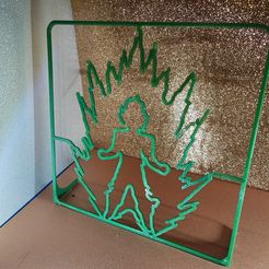 IMG_20230523_144736-1.jpg Archivo STL marco decorativo dragon ball・Objeto de impresión 3D para descargar