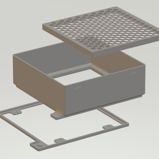 Filter box for 3D printer housing