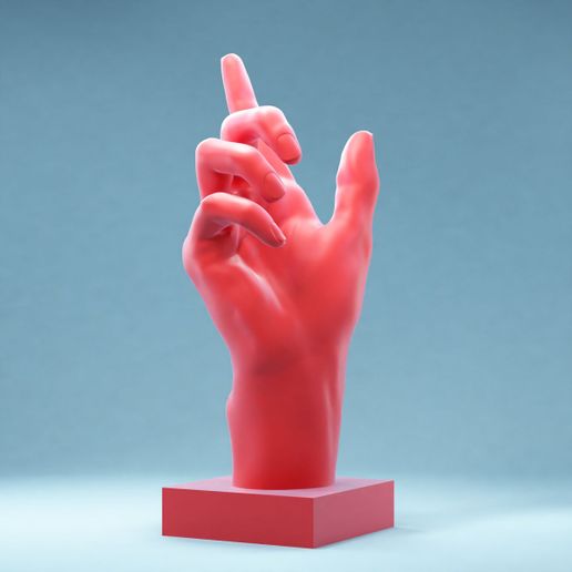 Hand 7: Index 3D model