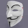 1.553.jpg Guy Fawkes Mask 3D printed model