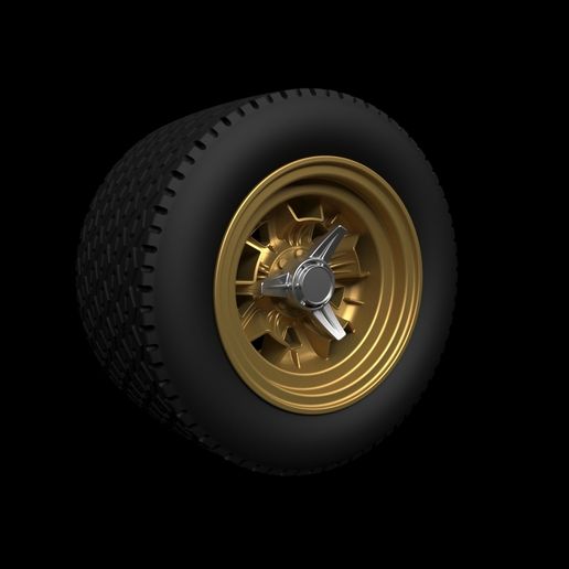🛞 2 styles Campagnolo wheels from Lamborghini Miura・ STL File