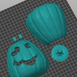 Pumpkin-1-9_5.png Jack-O-Lantern - Goofy / Tapered (Solid and Hollow Versions)