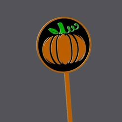 2-mct.jpg Mini Halloween cupcake topper - pumpkin 2